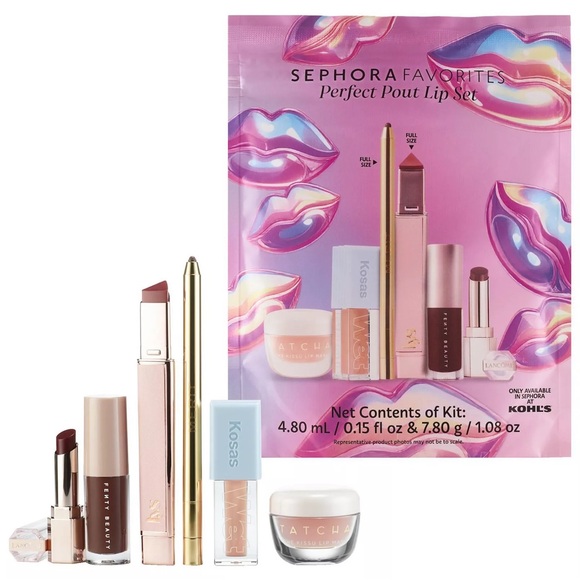 Sephora Favorites Lip Set - Bold and Neutral Shades NWT